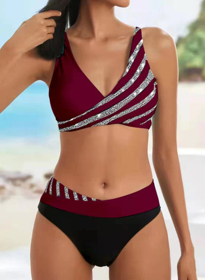 👙👙【S-3XL】2026 Nová sada plavek s potiskem pro ženy