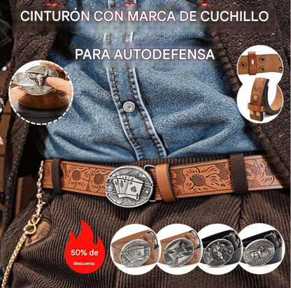 🎁👍Cinturón de hombre con alivio