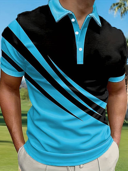 👔【S-6XL】2026 Nová letní pruhovaná polokošile