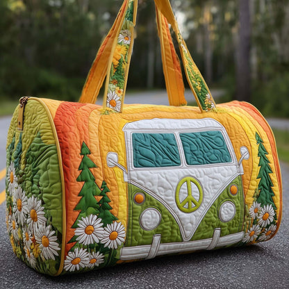 👜💐【(16x8x8) palců】Polstrovaná cestovní taška Hippie Van