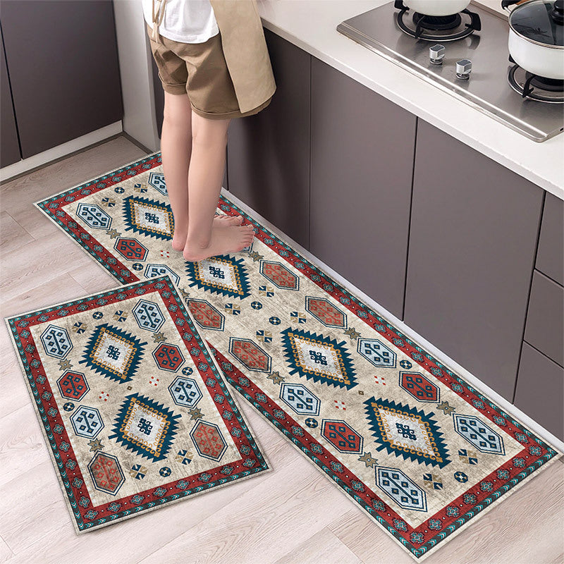 💥49% de descuento 【40*60cm + 40*120cm】🌺 Alfombrilla de cocina antideslizante, alfombrilla de cocina larga absorbente