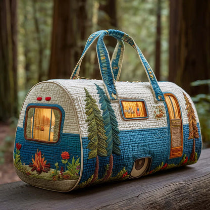 👜💐【(16x8x8) palců】Polstrovaná cestovní taška Hippie Van
